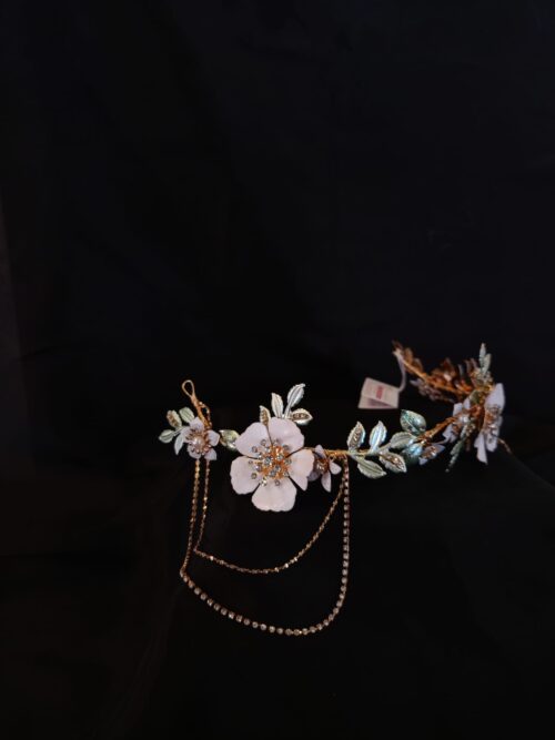 Accesorio flores y hojas