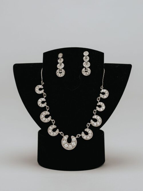 Conjunto pendientes ovalados