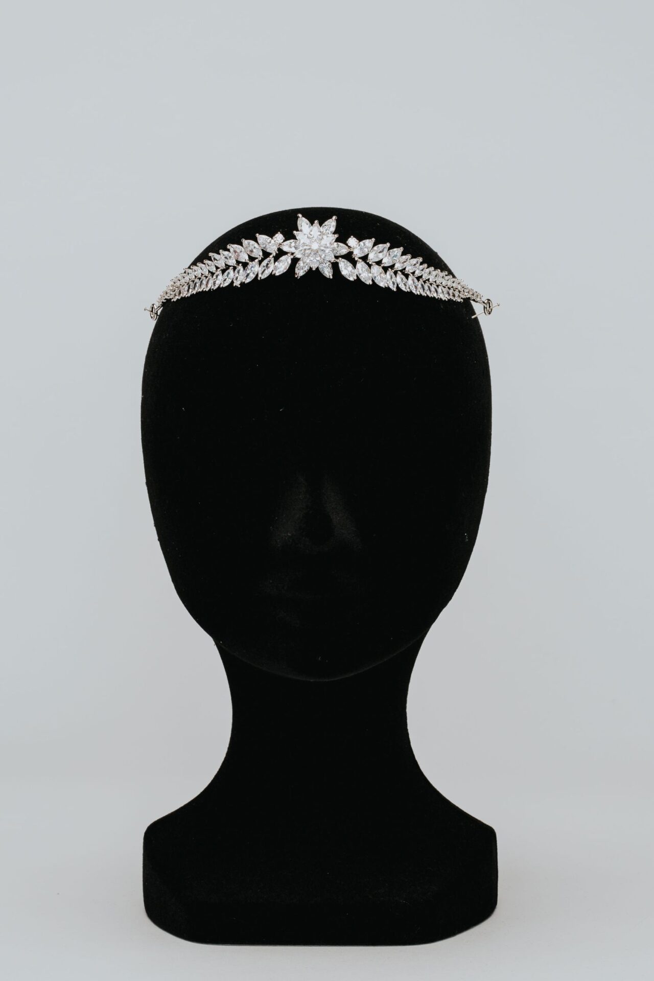 Tocado flor nacarado