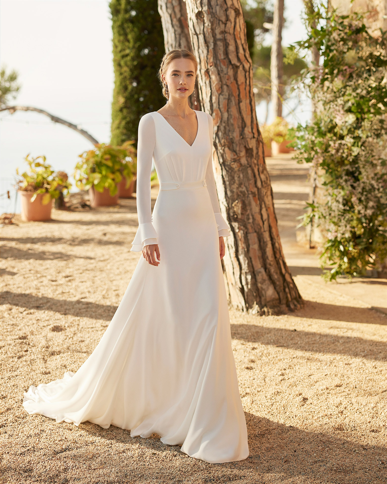 Vestido de novia sencillo RASIA