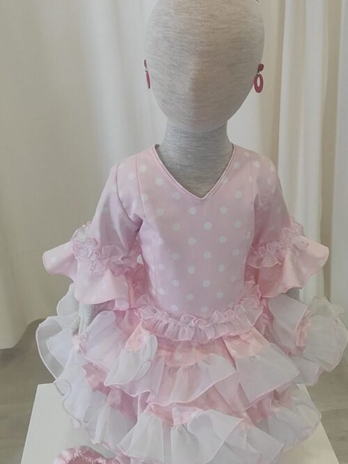 Baby unica rosa y blanco