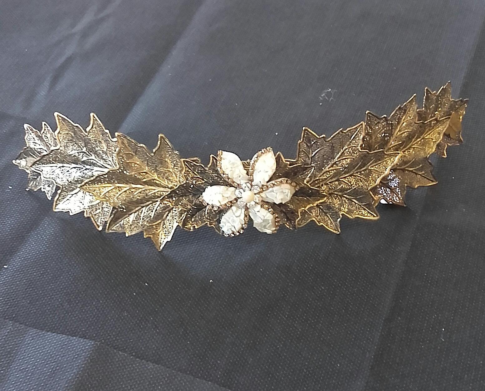 Cinturón novia hojas ‘Otoño’