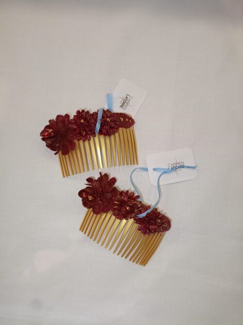 Pareja de peinas de flamenca