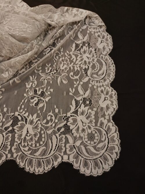 MANTILLA GRIS PERLA MATE