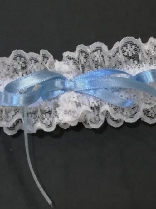 Liga novia lazo azul