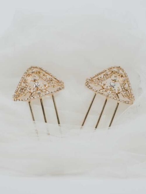 Peines novia triángulo