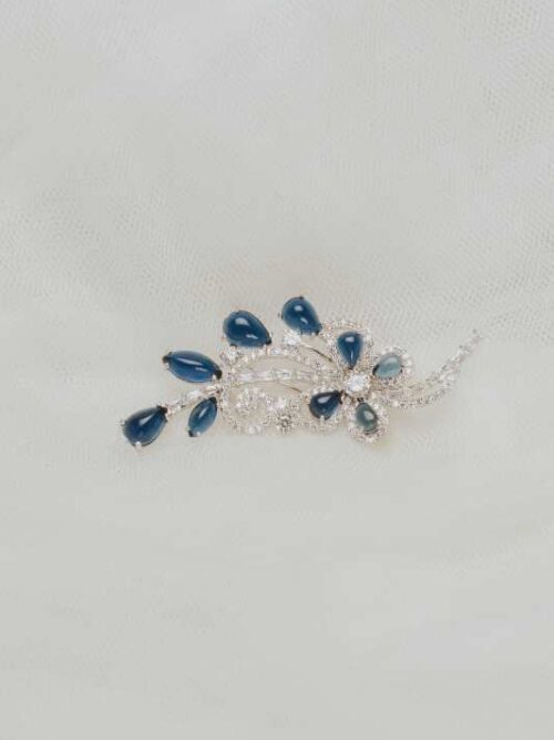 Broche mantilla lapislázuli