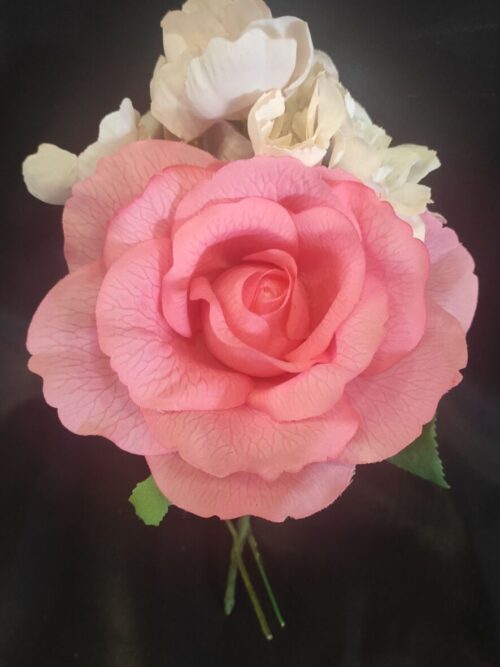 Ramillete niña con rosa