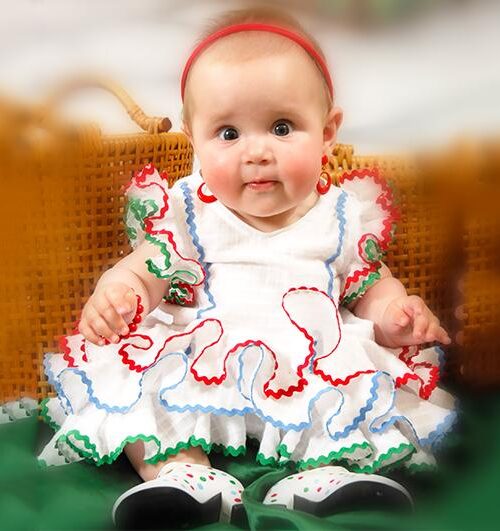 Trajes de flamenca infantil 9 baby