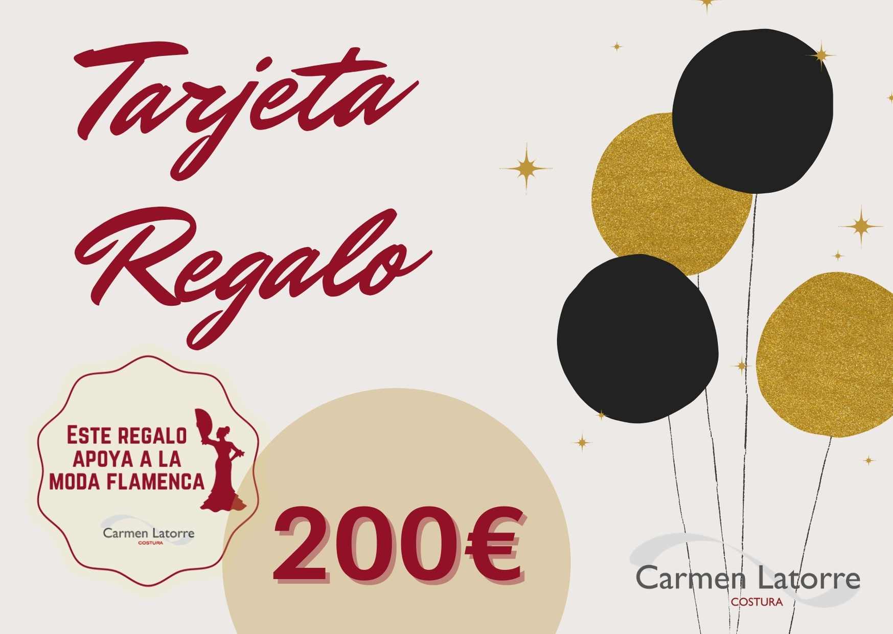 Tarjeta Regalo de 200€