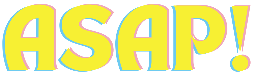 Logo de ASAP!, Acción Solidaria para la Aplicación Plena